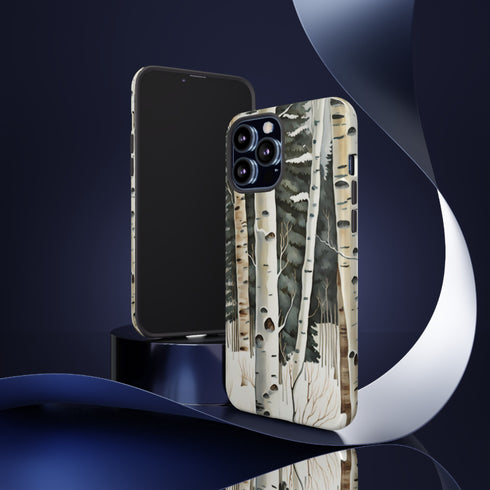 Winter Aspen Trunks - Impact Resistant Phone Case